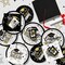 Graduation Decorations 2026 Black and Gold Grad Party Supplies with Disposable Plates, Napkins, Tablecloth, Cups and Congrats Grad Banner for 24 Guests - Graduation Party Decorations